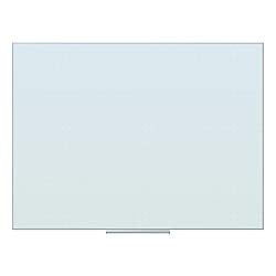 U Brands Floating Glass Ghost Grid Dry Erase Board, 23 x 47 Inches, White Frosted Non-Magnetic Surface, Frameless (2799U00-01)