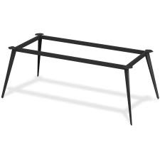 Lorell 59585 Rectangular Conference 4-Leg Table Base, Black,Powder Coated