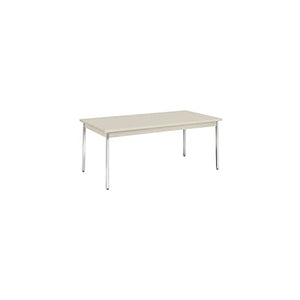 HON Rectangular Utility Table, 72w x 36d x 29h, Light Gray