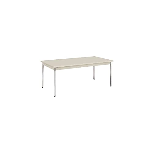 HON Rectangular Utility Table, 72w x 36d x 29h, Light Gray