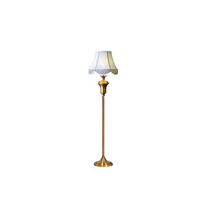 WENMENG2021 Brass Floor Standing Lamp for Bedroom Living Room Kitchen Office - Modern Upright Floor Light