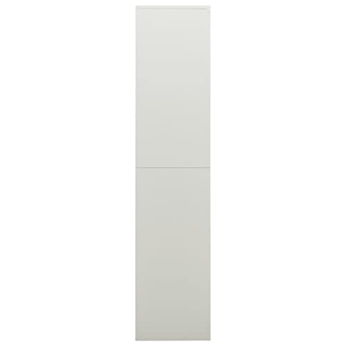 GaRcan Locker Cabinet Light Grey 90x40x180 cm Steel