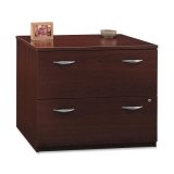 Bush Business Furniture Lateral Assembled File Cabinet in Mahogany - Series C