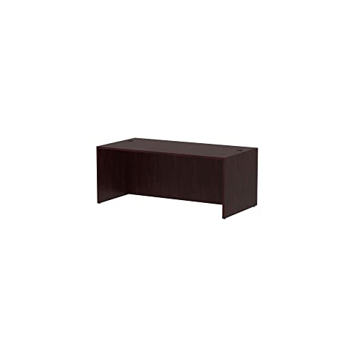 Alera Valencia Series Straight Front Desk Shell - Mahogany