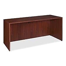 Lorell 69376 Credenza Shell, 72" x 24" x 29-1/2", Mahogany