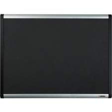 Lorell Bulletin Board, Mesh Fabric with Hardware, 4 by 6-Feet, Black