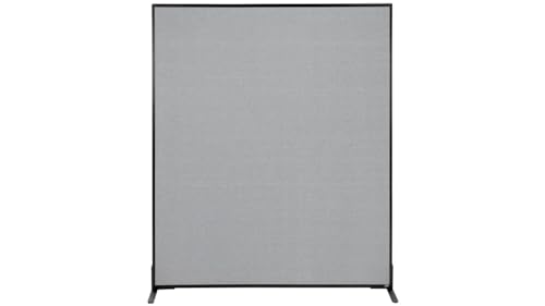 Global Industrial Freestanding Office Partition Panel, Gray 48-1/4"W x 60"H