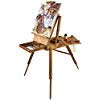 Artist Painting Set W/Table-Top & Full Easel, Art Painting Brushes, Paint Tubes, Painting Pads, Stretched Canvas, Painting Knives for Oil, Watercolor, Acrylic Painting & Art Sketch