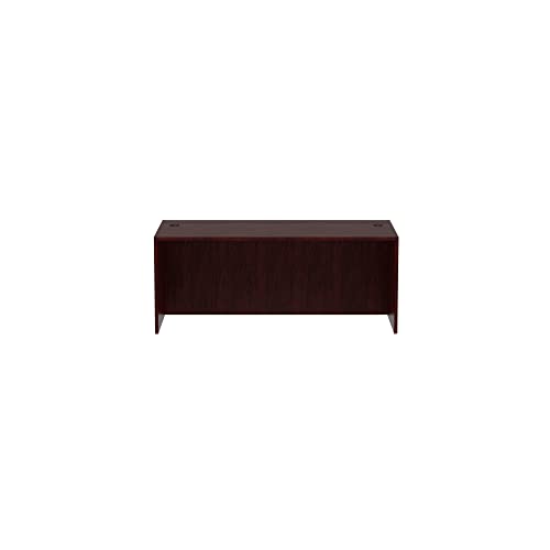 Alera Valencia Series Straight Front Desk Shell - Mahogany