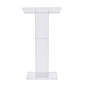 DNYSYSJ Acrylic Podium 45" Tall Professional Presentation Lectern