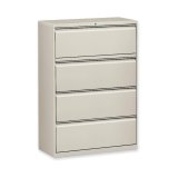 4-Drawer Files Finish: Light Gray