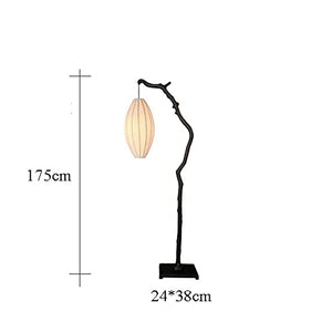 EESHHA Modern Rustic Floor Lamp for Living Room