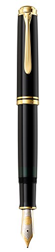 Pelikan Souveran 1000 Black Fine Point Fountain Pen - 987388
