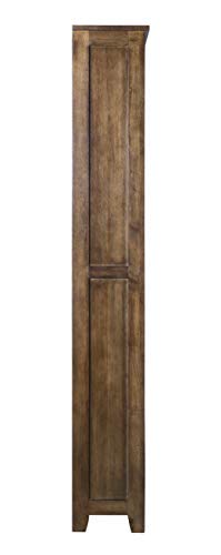 Mission Quarter Sawn Oak Bookcase with 2-Drawers & Open Shelves