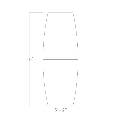 SKUTCHI DESIGNS INC. 10' Boat Conference Room Table with Power and Data Modules | Matte Black Legs | Harmony Series | White Cypress