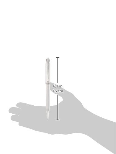Cross Townsend, Platinum, Ballpoint Pen, with Diamond Pattern Engraving (AT0042-1)