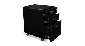 UPLIFT Desk 3-Drawer Rolling File Cabinet (Black)