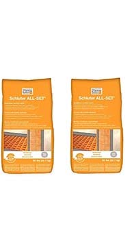 Schluter All-Set Grey 50 lbs Bag Modified Thin-Set Mortar (1) (2)