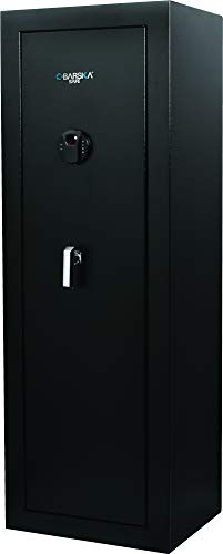 Barska AX13378 Quick and Easy Access Biometric Rifle Firearm and Long Gun Safe for Home with Optional Silent Mode & Removable Shelf