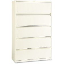 Lorell 22958 Fortress File Cabinet, White