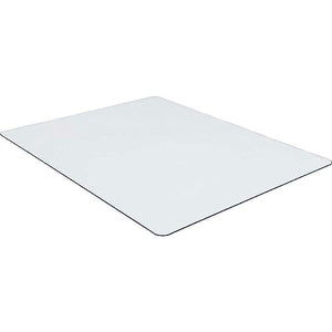 None Glass Chairmat - Floor - 60" x 48" x 0.25" - Office Desk Chair Mat for Carpet - Home Office Desk Table Accessory