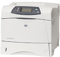 HP LaserJet 4350n - Printer - B/W - laser - Legal, A4 - 1200 dpi x 1200 dpi - up to 52 ppm - capacity: 600 sheets - Parallel, USB, 10/100Base-TX