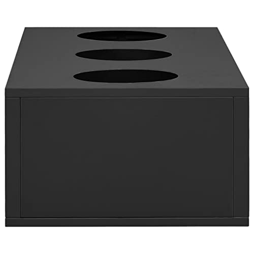 THOYTOUI Steel Office Cabinet with Storage Function, Anthracite 35.4"x15.7"x50.4