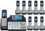 Vtech DS6151 Base with 8 DS6101 Cordless Handsets Bundle