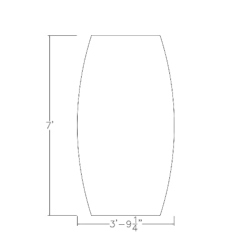 SKUTCHI DESIGNS INC. 7 Ft Boat Shaped Conference Room Table | Harmony Series | 6 Person | Asian Night