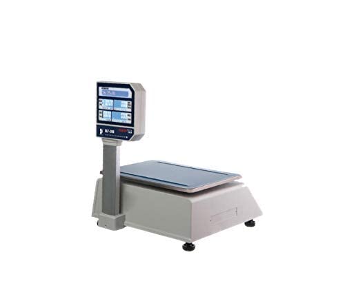 VisionTechShop DLP-300 Label Printing Scale Pole Display, 30/60lbs Capacity, NTEP Legal for Trade, Free CAS LST-8040 Label