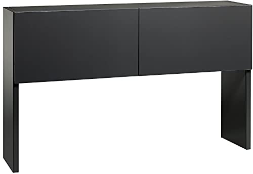 Lorell Charcoal Steel Desk Series Stack Hutch, Gray