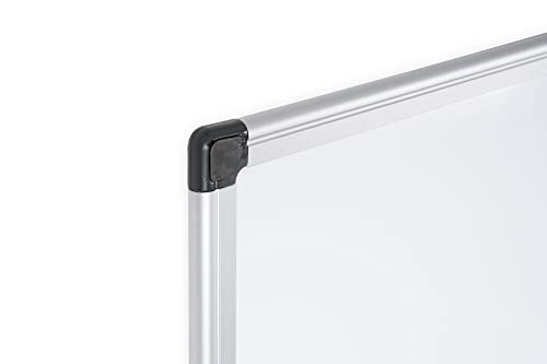MasterVision Maya Melamine Dry Erase Board with Tray, 40" x 60", Whiteboard with Aluminum Frame