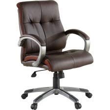 Lorell LLR62623 Managerial Chair, 42" Height X 23.8" Width X 29.5" Length