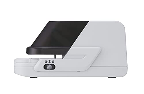 MAX USA CORP. EH-70FII Heavy Duty Electric Flat Clinch Stapler - Powerful, Noiseless, Rapid, Automatic, Touchless Equipment, Gray/Black