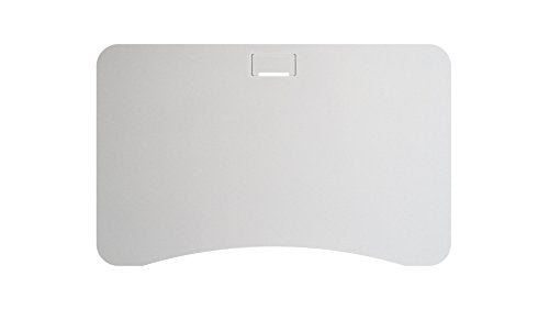 Ergo Elements Height Adjustable Electric Standing Desk with 4' Top 4 Memory Buttons LED Display, White with White Top