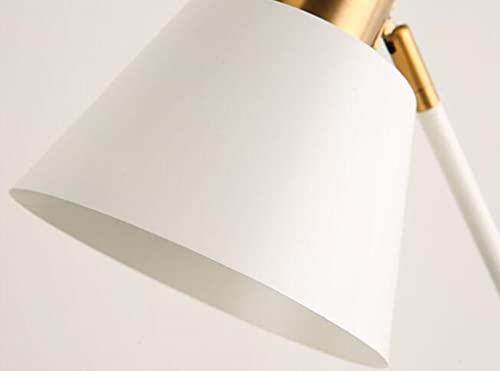 SCAUA Modern Desk Lamp Metal Office Architect's Lamp LED Adjustable Black