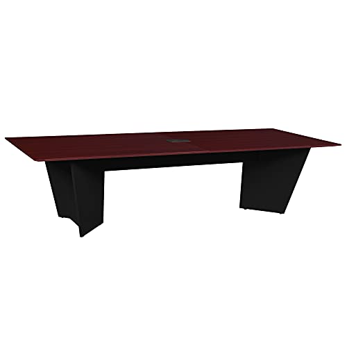 Regency 8 ft Mahogany/Black Conference Room Table