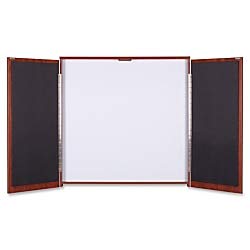 Lorell Presentation Cabinet, 47 1/4 inchx4 3/4 inchx47 1/4 inch, White (LLR69866)