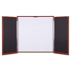 Lorell Presentation Cabinet, 47 1/4 inchx4 3/4 inchx47 1/4 inch, White (LLR69866)