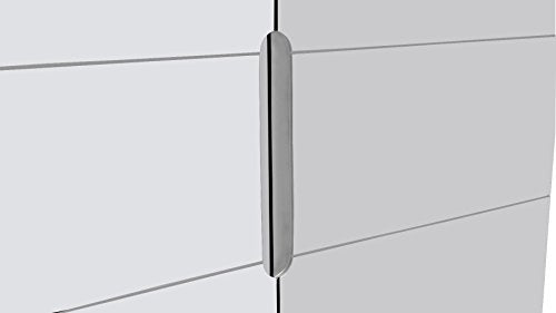 Hayes Modern 2 Door Storage Cabinet with Glass Doors - White