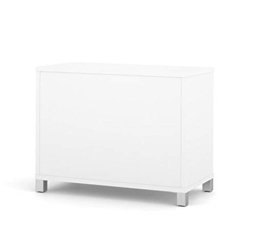 Bestar Pro-Linea 2-Door Storage Unit, White