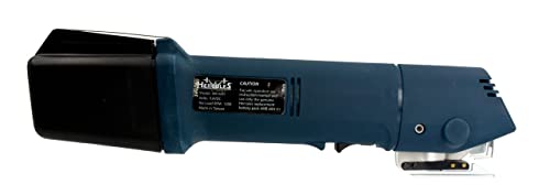 Hercules MB-60H Electric Cordless Rotary Shear – Rechargeable Multi-Layer Cutter for Natural & Synthetic Fabric, Leather, Carpet, Denim & More