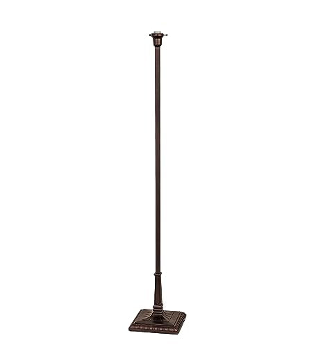 Meyda Lighting 70" High Tiffany Jeweled Peacock Torchiere