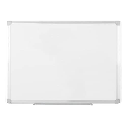 MasterVision Whiteboard Magnetic Earth Dry Erase Board, 48" x 96" with Aluminum Frame