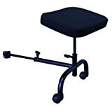 ErgoUP 18" Ergonomic Ottoman Leg Rest for Office Chair with Memory Foam