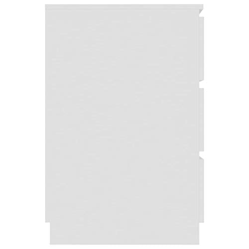 Unfade Memory Modern Writing Desk Computer Desks PC Laptop Study Table Chipboard Workstation for Home Office 55.1"x19.7"x30.3" (White)