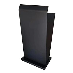 Generic Acrylic Lectern Podium Stand for Company Meetings and Events (White/Black)