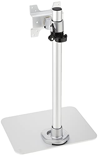 StarTech.com Single Monitor Stand - Adjustable - Supports Monitors 12'' to 34'' - Premium - Single Screen VESA Monitor Mount Stand - Silver (ARMPIVSTND)