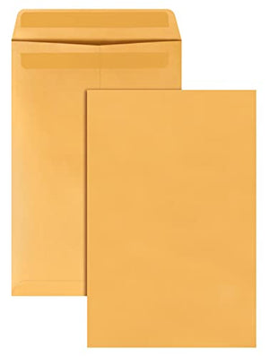 Quality Park Catalog Envelopes, Redi-Seal, Brown Kraft, 10 x 15, 250 per Box, (43862)