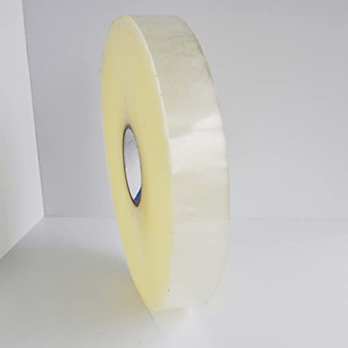 PSBM Machine Length Packing Tape, 2 Inch x 1000 Yards, 12 Rolls, 2 Mil, Clear Packaging Tape for Shipping Sealing Boxes